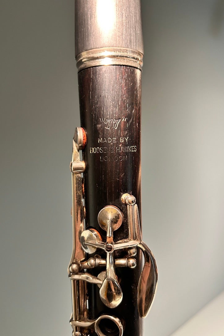Boosey and Hawkes 77 vintage clarinet. pre-owned. | Dots Music